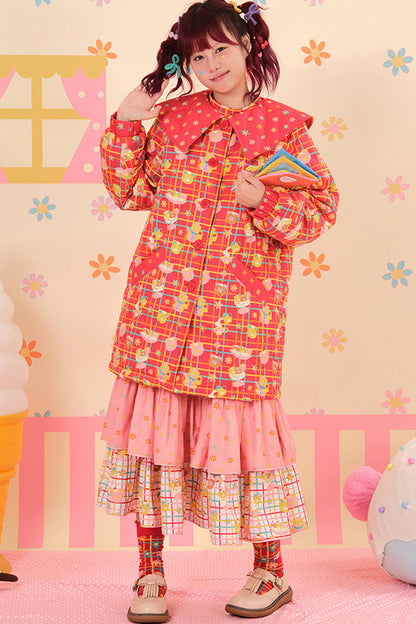 Showa Dessert Quilted Cotton Coat