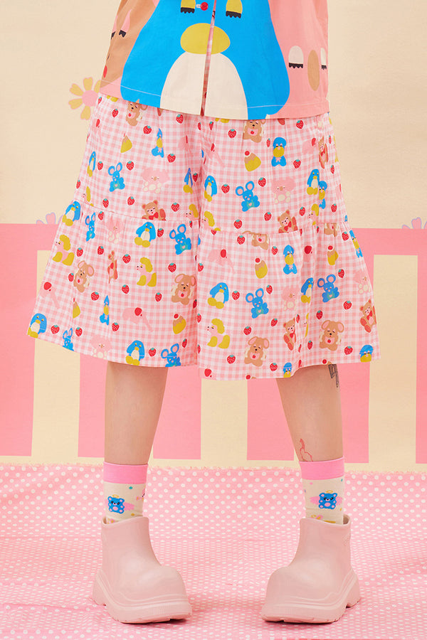 Elastic Waist Shorts