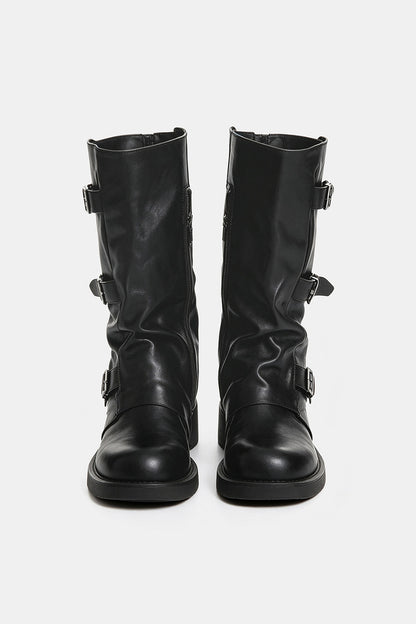 Western Cowboy Mid-High Boots