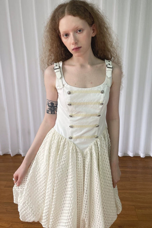 Napoleon Patchwork Spaghetti Dress