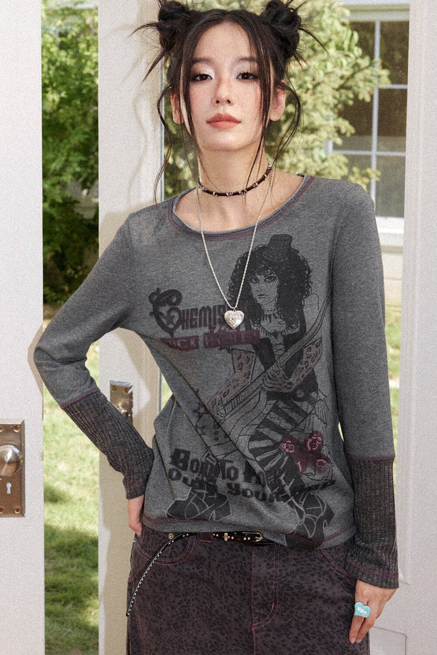 Punk Records Patchwork Top