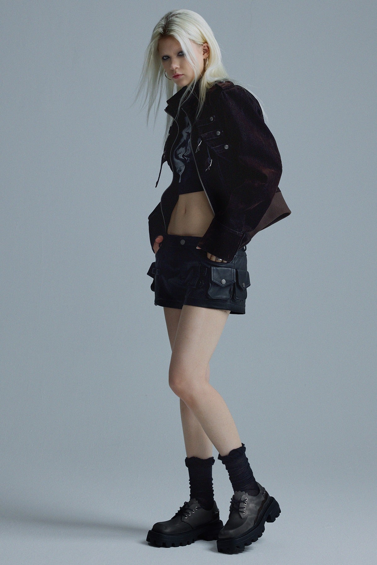 Short Matte Velvet Jacket