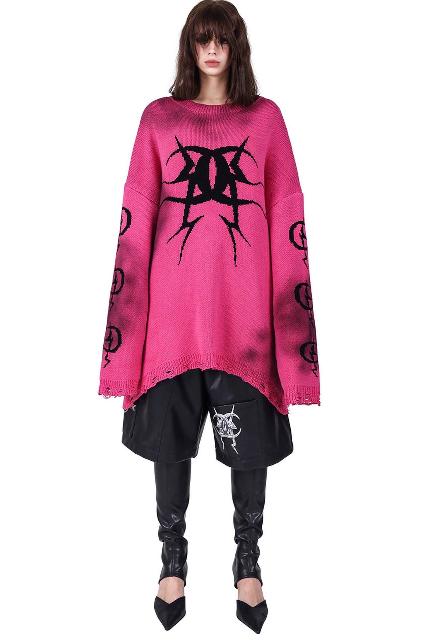 Electric Moon Graffiti Blouse