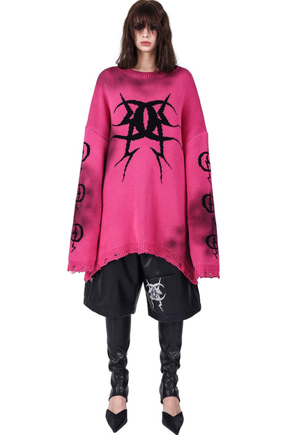 Electric Moon Graffiti Blouse