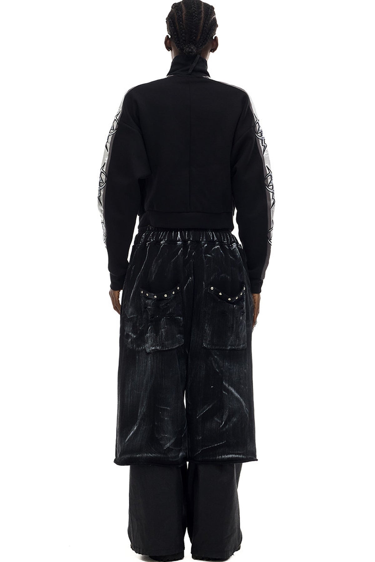 High Collar Zip Jacket