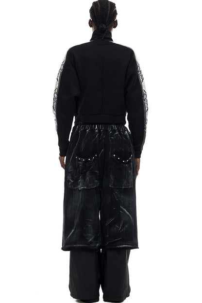 High Collar Zip Jacket