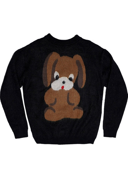 Maglione da fiaba con cucciolo