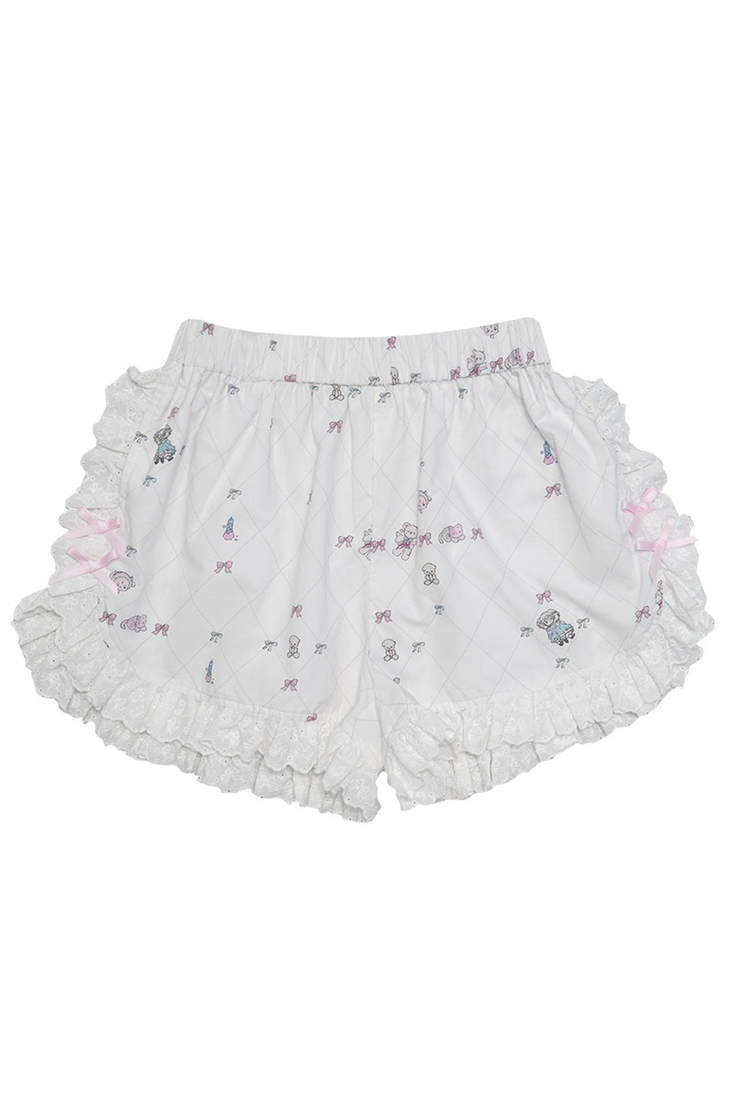 Milkyhearts Bow-Knot Pajama Shorts