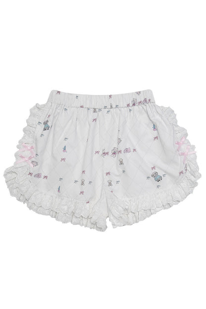 Milkyhearts Bow-Knot Pajama Shorts