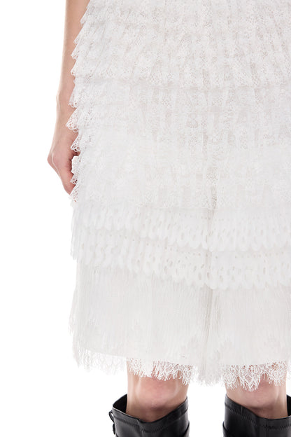 Detachable Layered Patchwork Lace Loose Pants