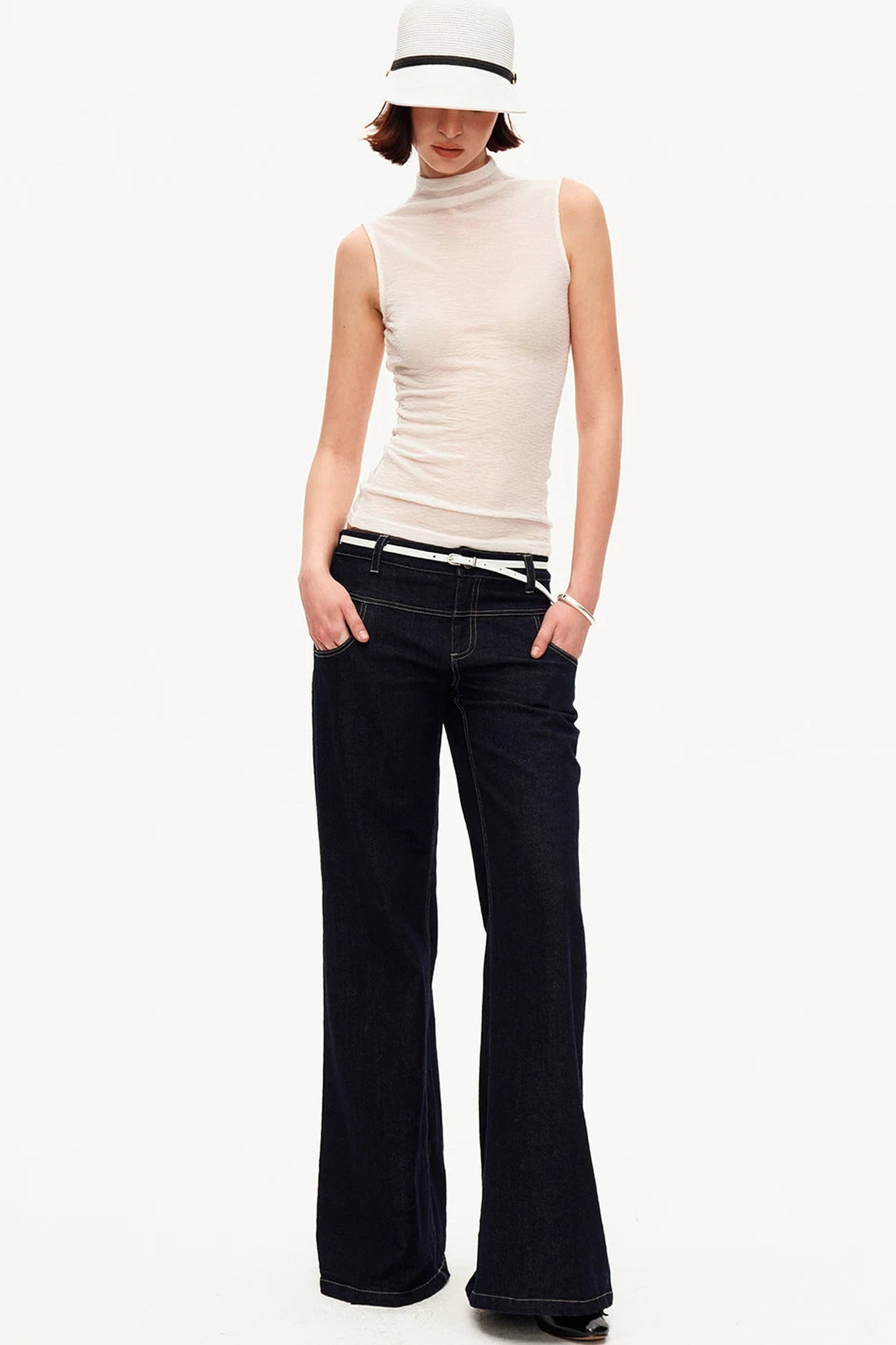 Tencel Wool Backless Vest