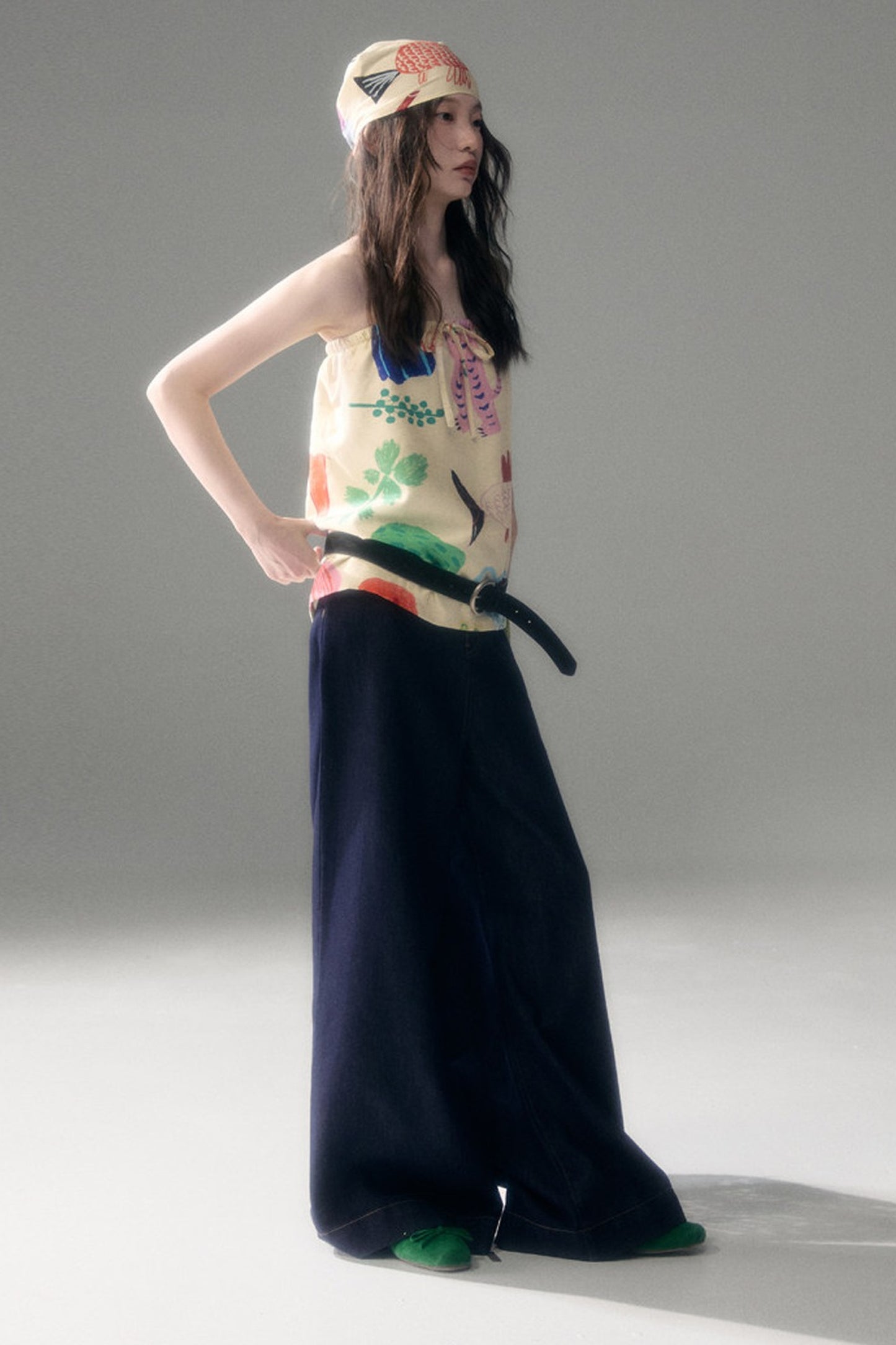 Fruit and Vegetable Print Skirt