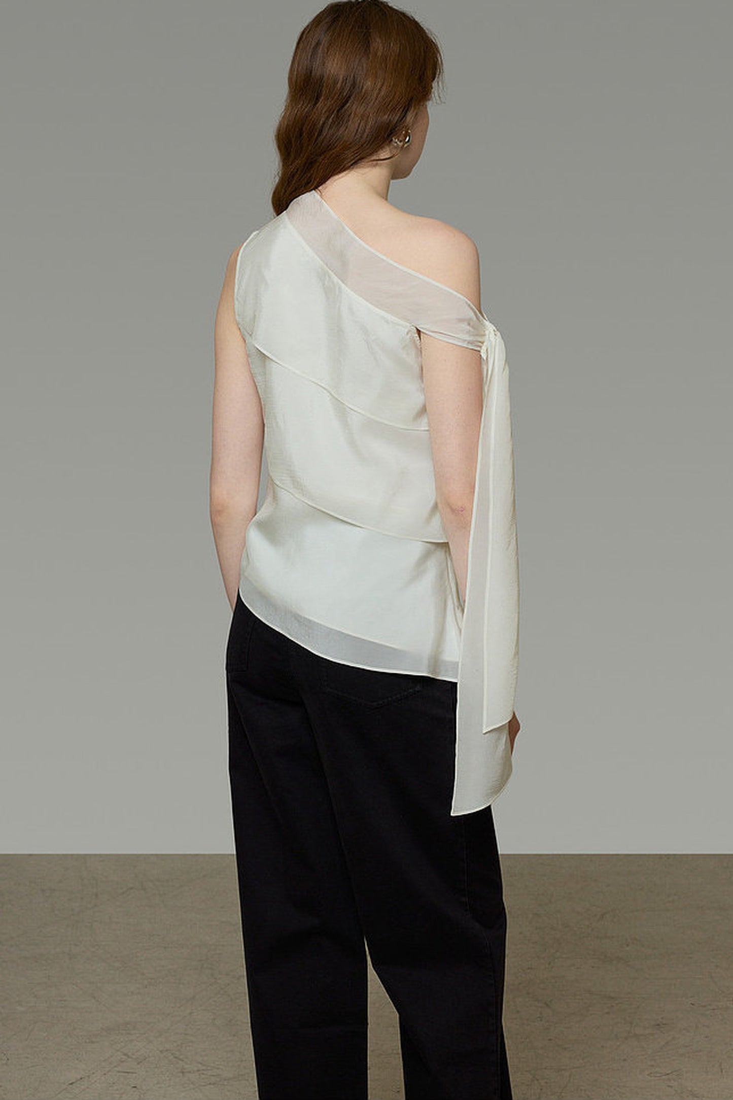Ribbon Off-Shoulder Blouse