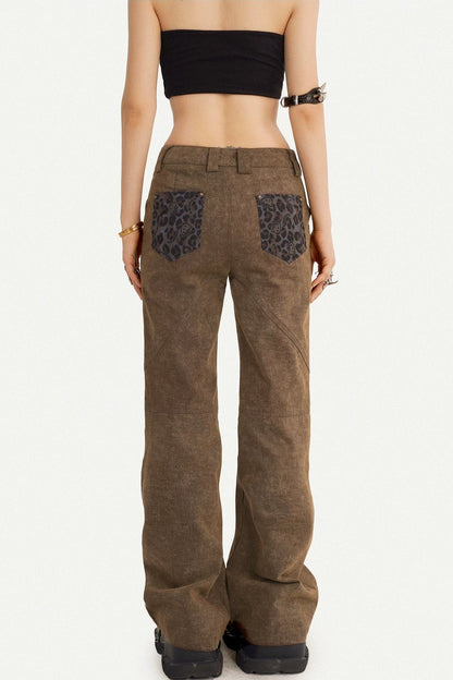 Punk High Waist Zipper Pants