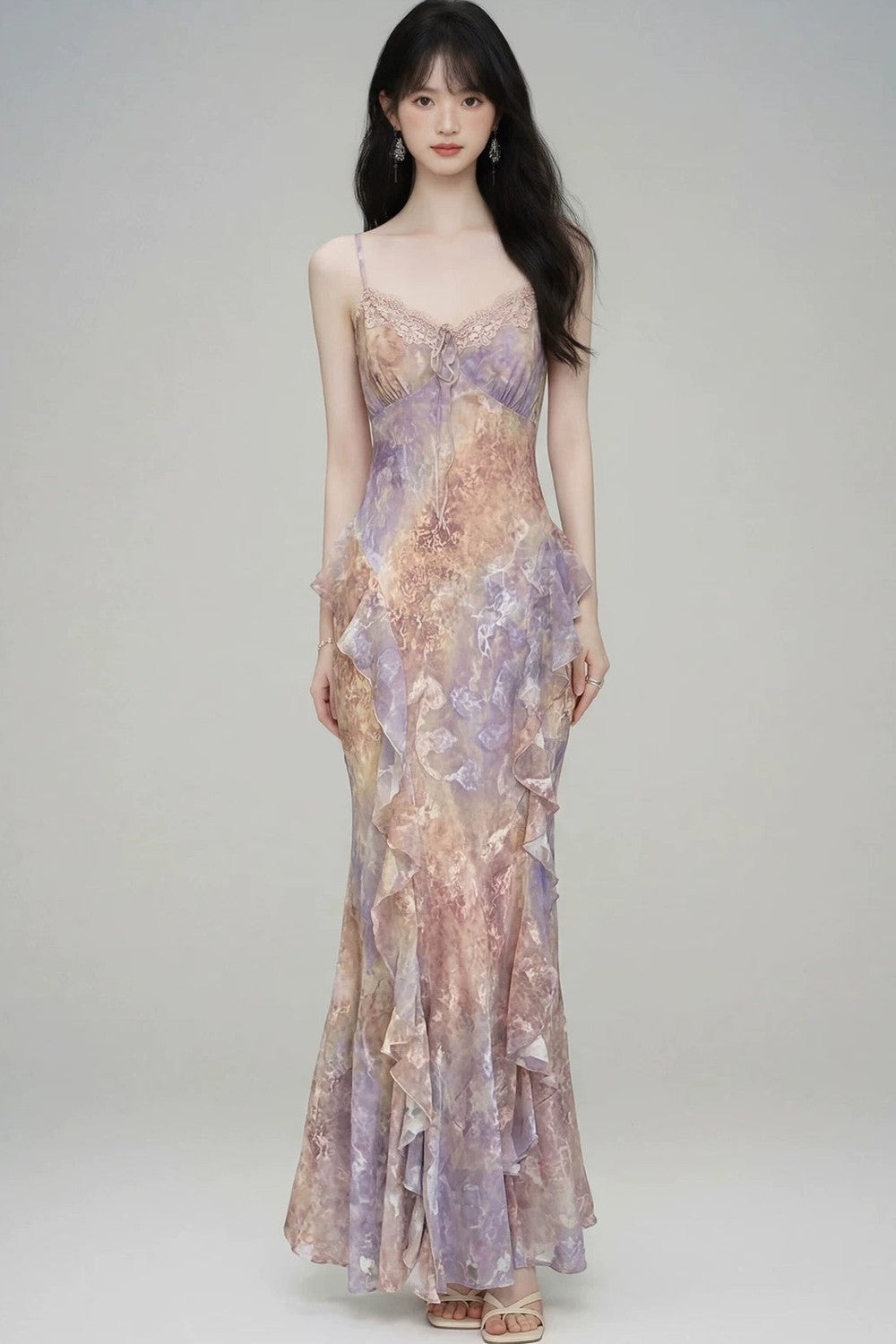 Gradient Slip Dress
