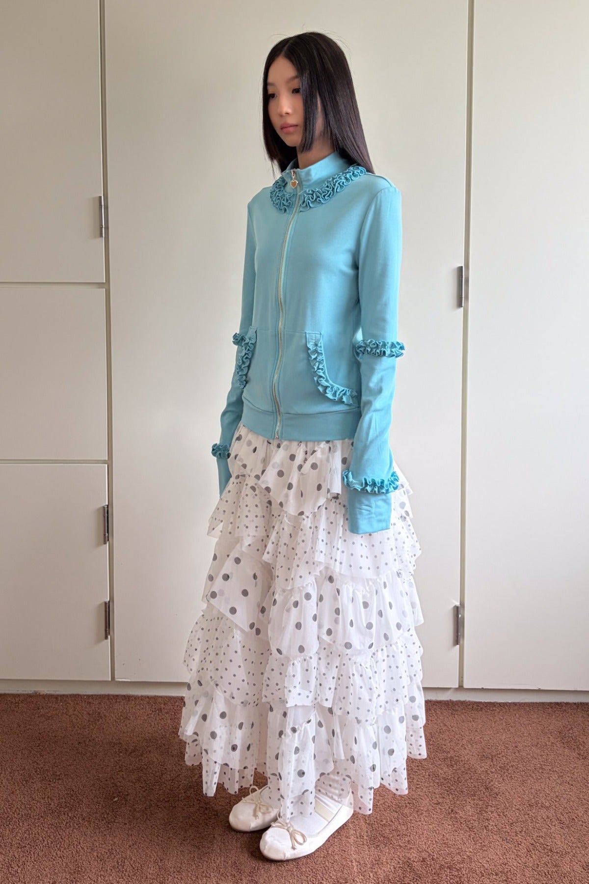Polka Dot Tiered Cake Skirt