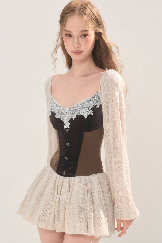 Knitted Patchwork Dress