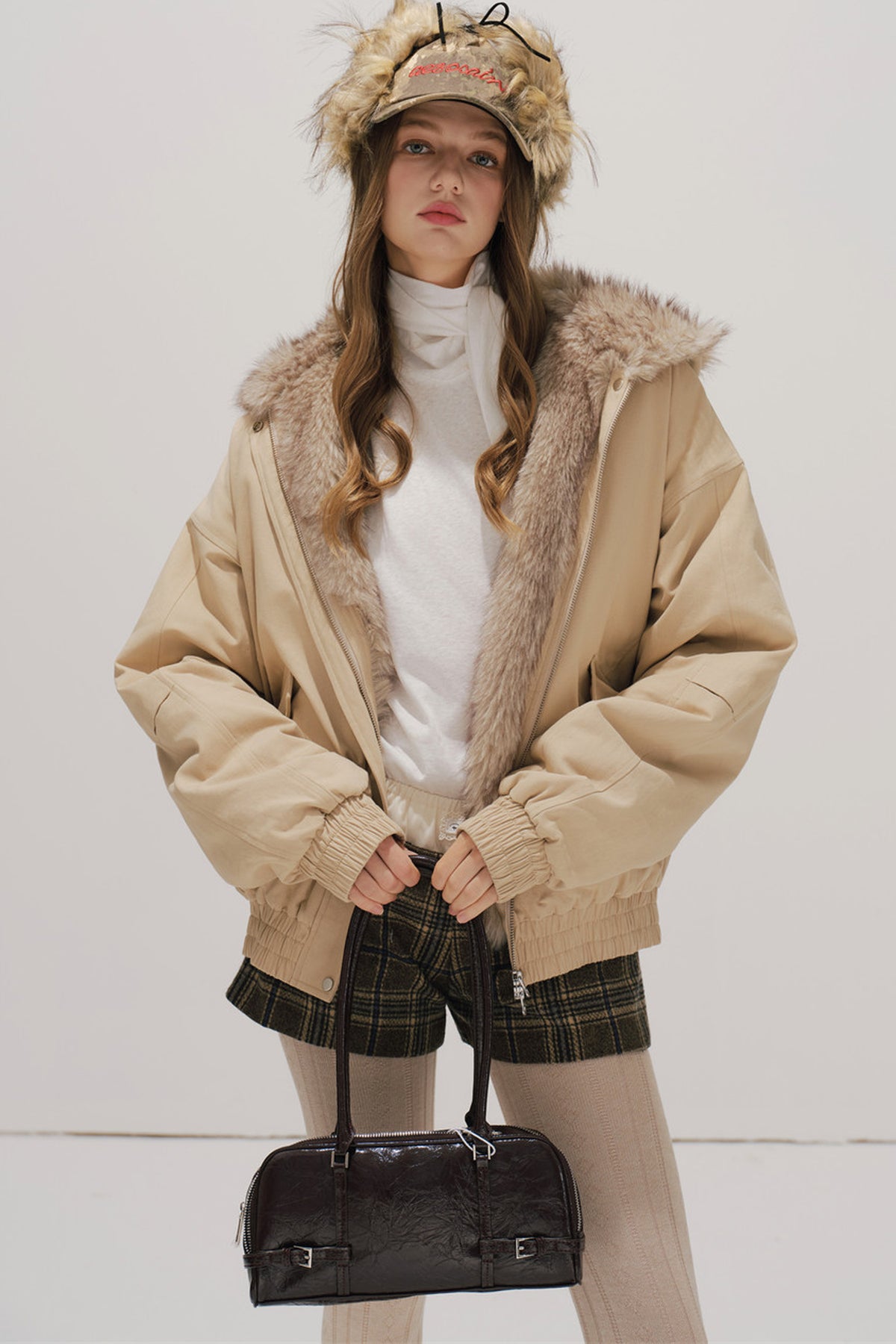 Workwear Cotton Padded Jacket and Shorts Set-Up