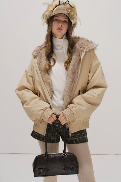 Workwear Cotton Padded Jacket and Shorts Set-Up