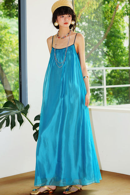 Pearlescent Gauze Dress Set