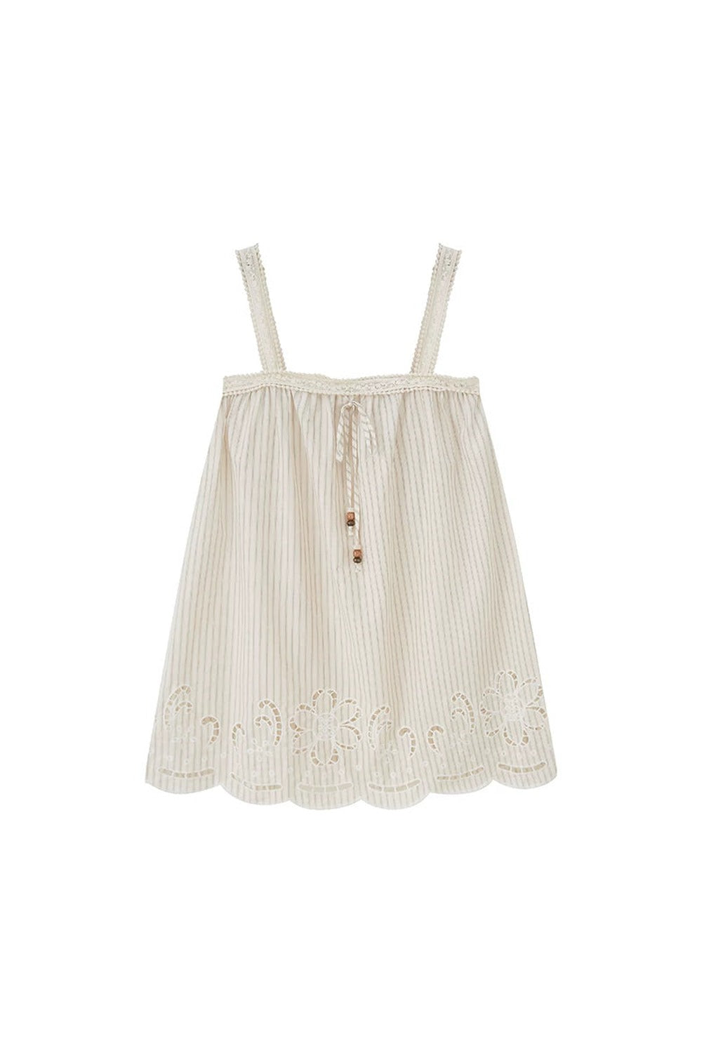 Embroidered Cutout Camisole Set-Up