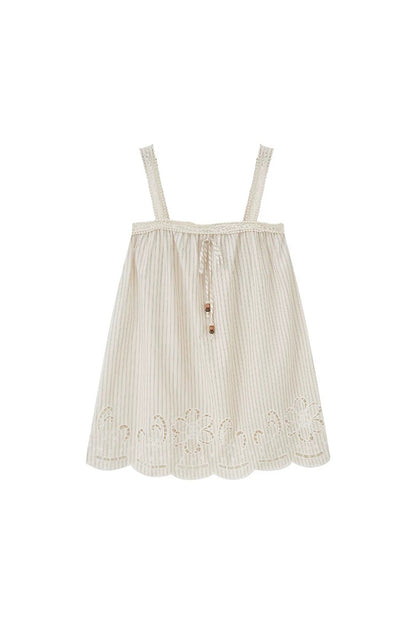 Embroidered Cutout Camisole Set-Up