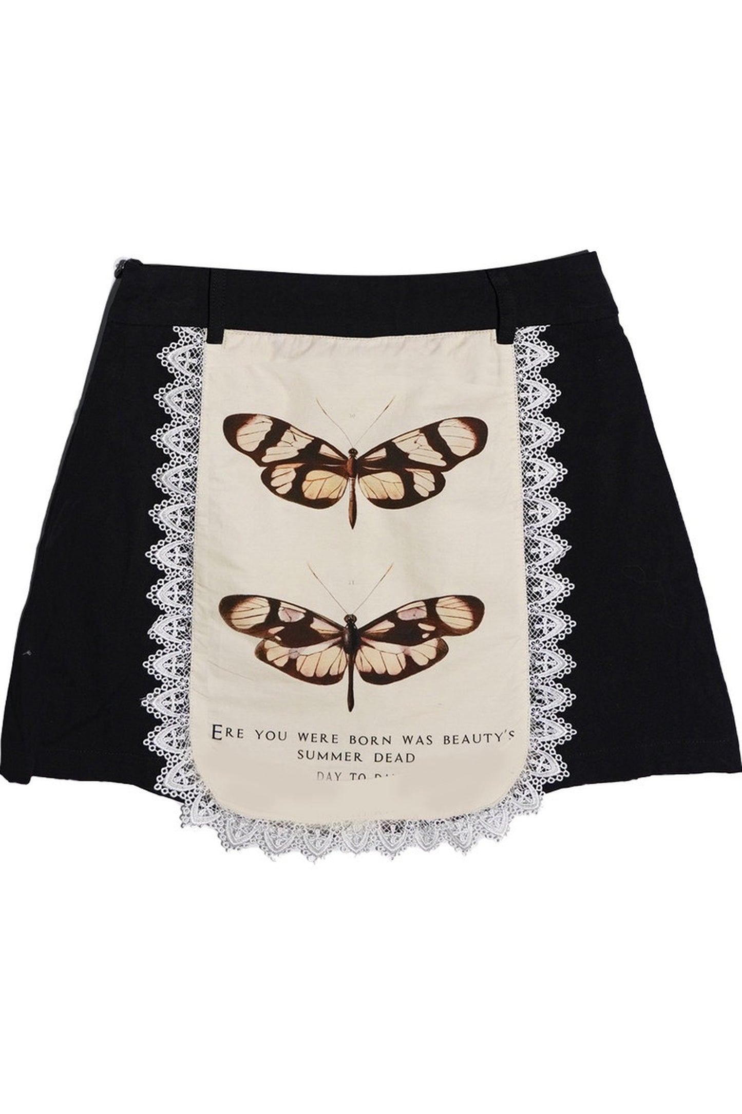 Gonna in pizzo con coniglietto rétro Showa