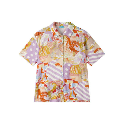 Retro Cuban Collar Shirt