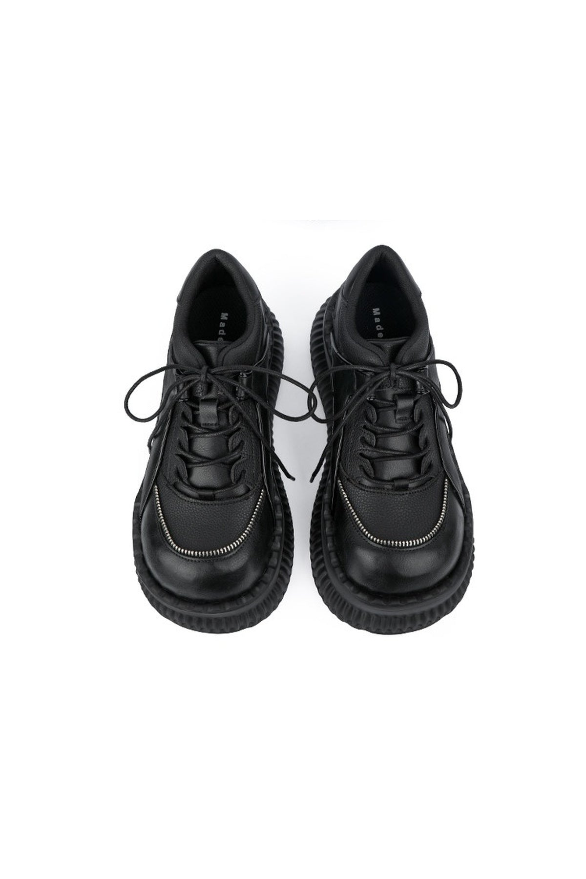 Gothic Lace-Up Platform Leather Shoes