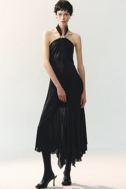 Ink Mist Jellyfish Hem Dress