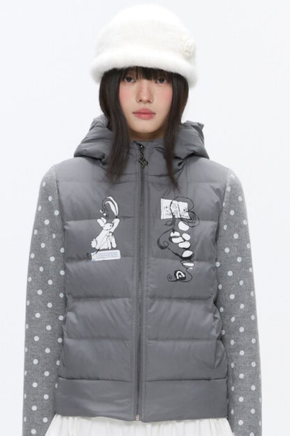 Bear Ears White Duck Down Jacket