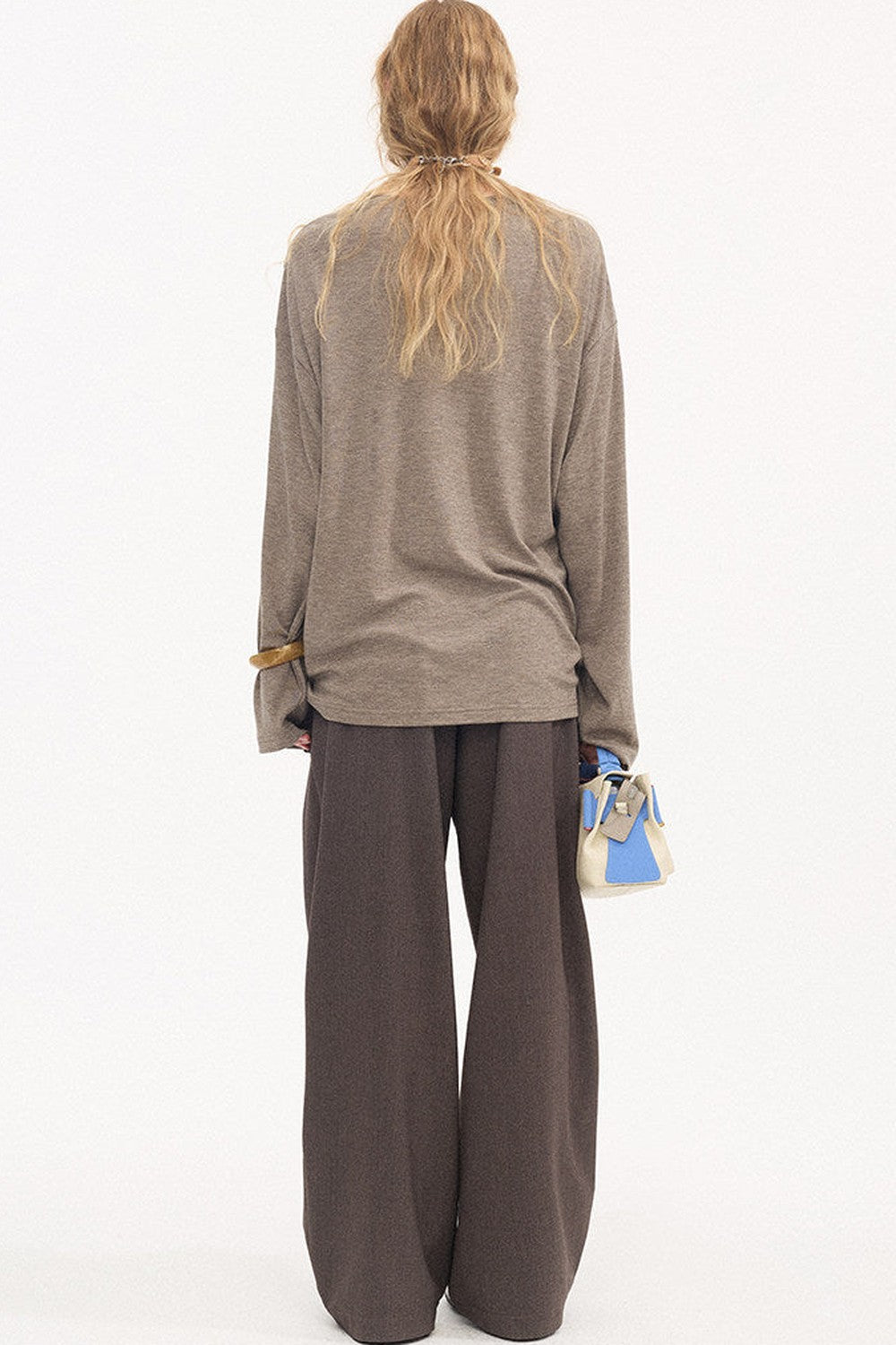Galloping Horse Print Long Sleeve Tee
