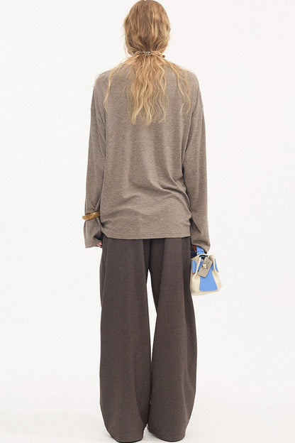 Galloping Horse Print Long Sleeve Tee