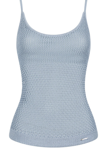 Solid Color U-Neck Knit Camisole