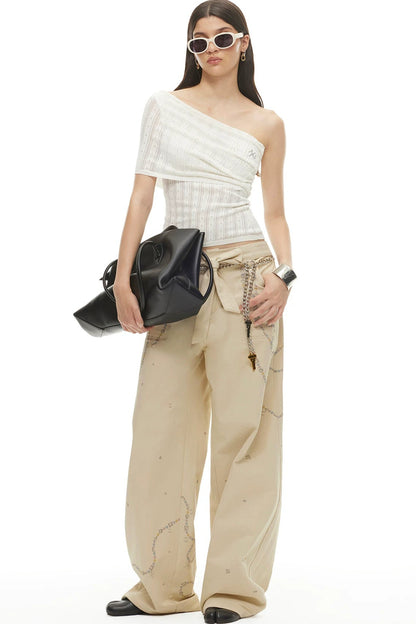 Asymmetrical Tencel Linen Top