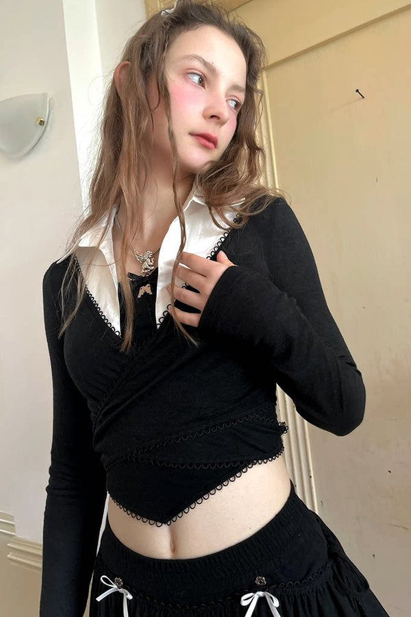 Angel's Tears Jacquard Ballet Top
