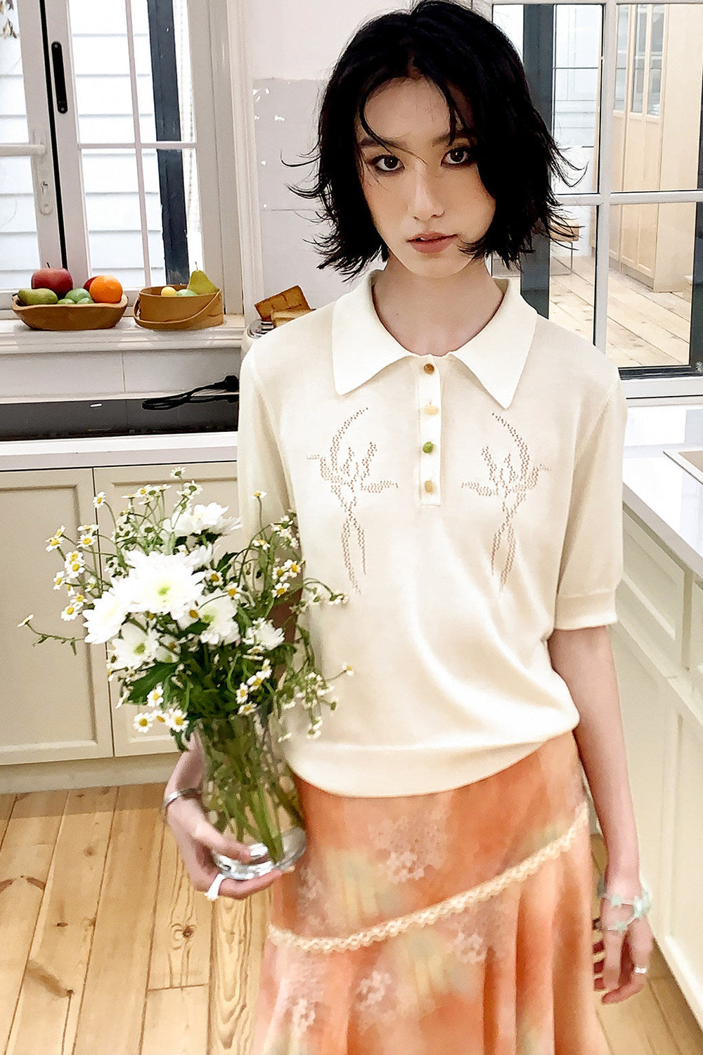 Tencel Acetate Vintage Blouse