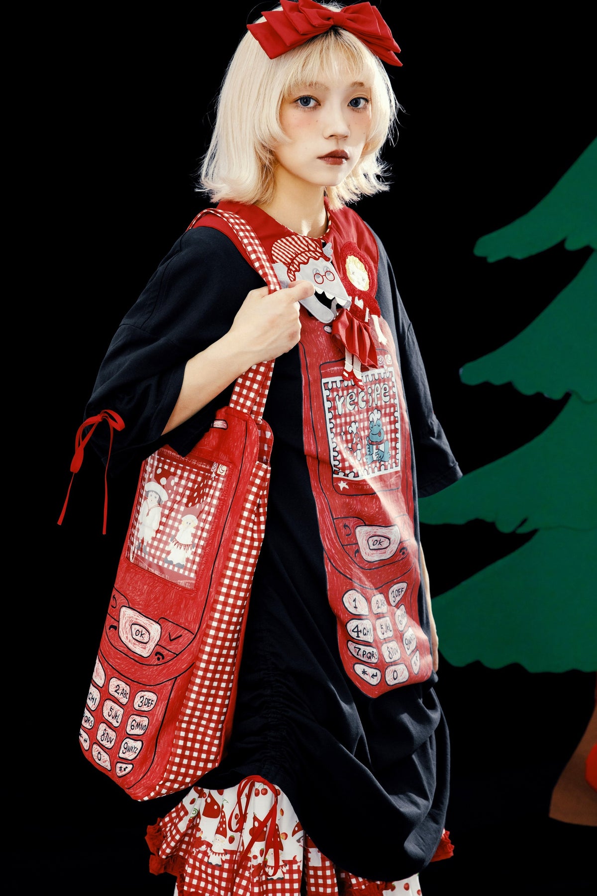 Large Mobile Phone T-Shirt Dress