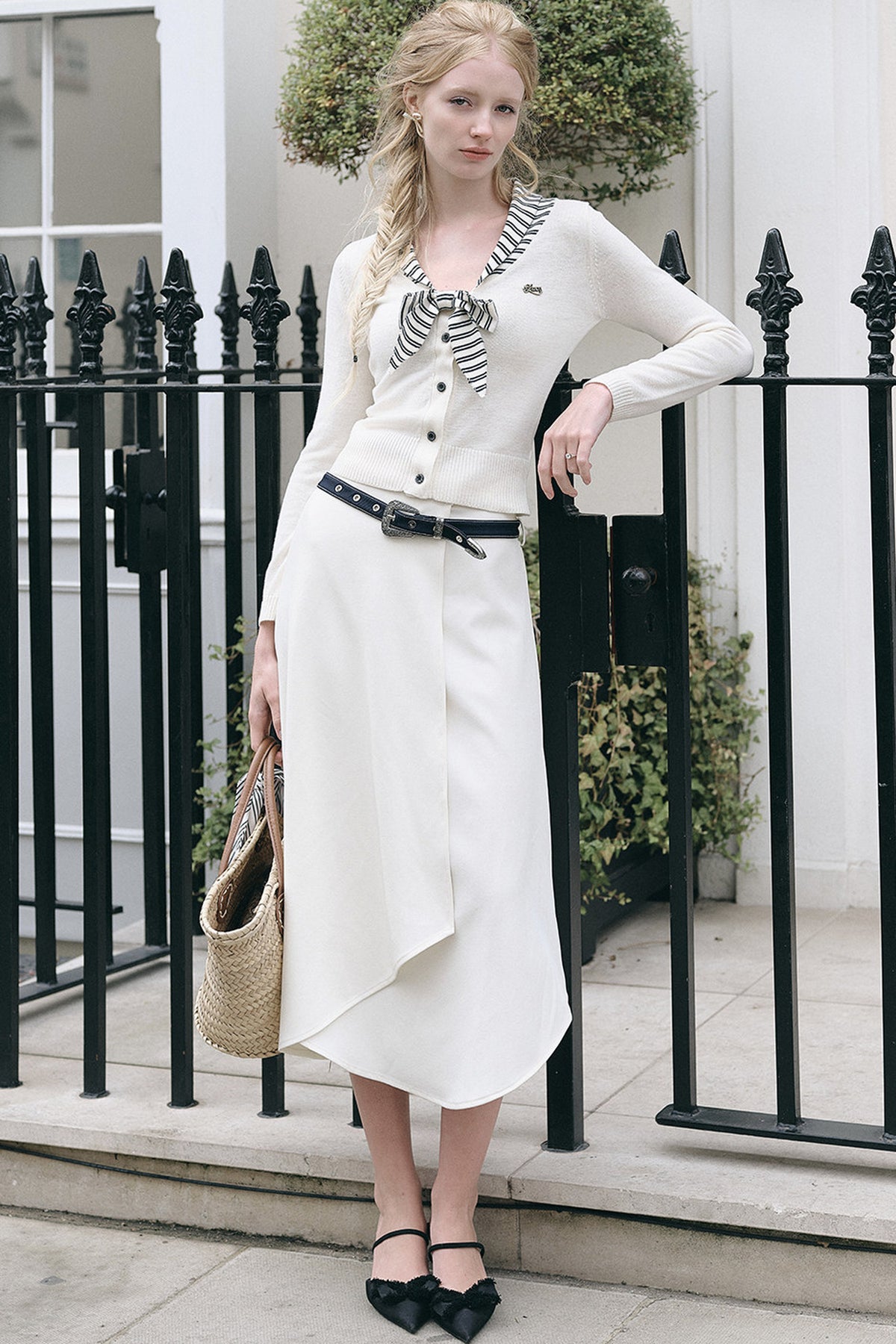 London Love Letter Long Sleeve Knit Top Set-Up