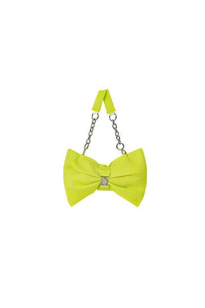 Bowknot Pleated Shoulder Bag