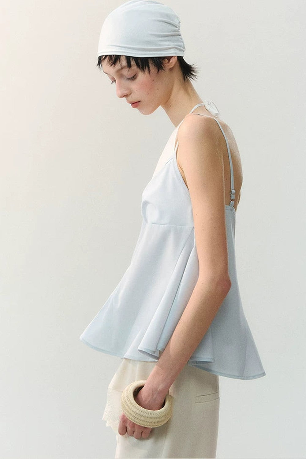 Color-Block Faux Layered Camisole Top