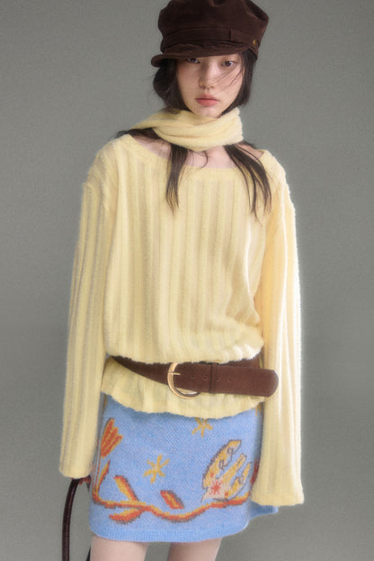 Bird Tulip Wool Knit Set-Up