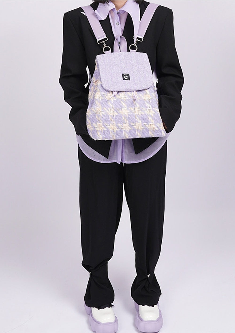 Y2K Furry Crossbody Backpack