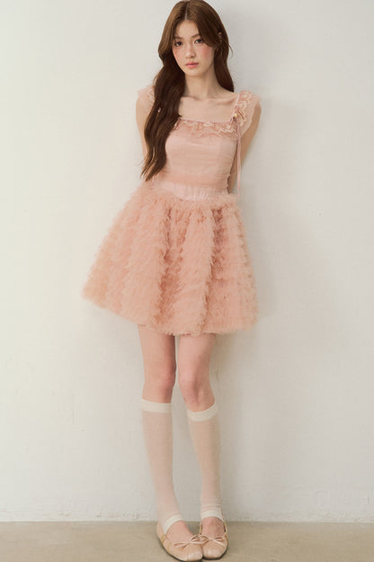 Robe en tulle bouffante de cours de ballet