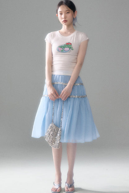 Fruit Platter Tencel Blend Short Sleeve T-Shirt