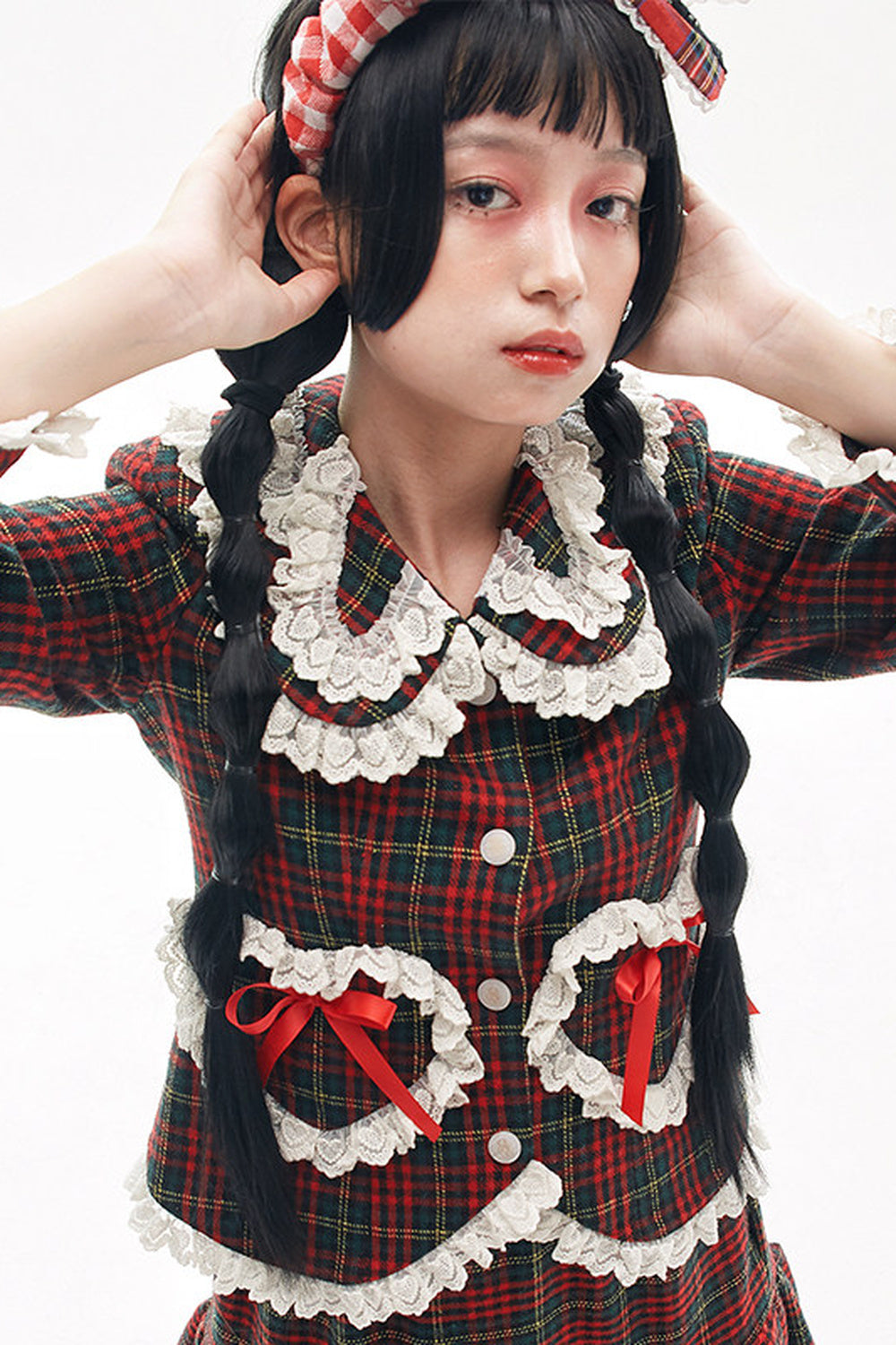 Showa Retro Red Lolita Coat