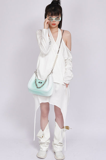 Macaron Graffiti Crossbody Bag