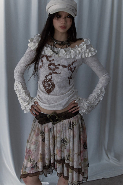 Retro Reversible Knit Top