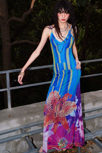 Western Vibe Slim Camisole Dress