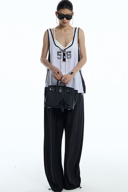 U-Neck Number 56 Jersey Vest